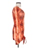 PrettyLittleThing Tie-dye Orange Casual Dress Size 4 - photo 4