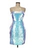 NBD 100% Polyester Blue Cocktail Dress Size M - photo 1