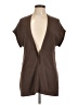 Etcetera 100% Cotton Brown Cardigan Size L - photo 1