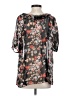 Apostrophe 100% Polyester Black Short Sleeve Blouse Size S - photo 2