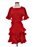Storia 100% Polyester Red Cocktail Dress Size S - photo 1