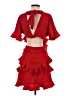 Storia 100% Polyester Red Cocktail Dress Size S - photo 2