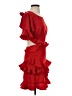 Storia 100% Polyester Red Cocktail Dress Size S - photo 4