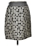 Baraschi 100% Silk Graphic Silver Silk Skirt Size S (estimated) - photo 1