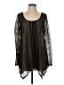 Max Studio Black Long Sleeve Blouse Size S - photo 1