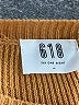 618 Color Block Orange Pullover Sweater Size M - photo 7