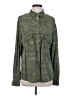 Sanctuary 100% Rayon Camo Green Long Sleeve Button-Down Shirt Size S - photo 1
