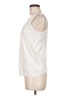 Ann Taylor 100% Polyester Ivory Sleeveless Top Size M (petite) - photo 5