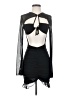 PrettyLittleThing Black Cocktail Dress Size 2 - photo 1