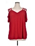 Diana Belle Red Short Sleeve Top Size 2X - photo 1