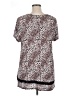 Anne Klein Animal Print Brown Short Sleeve Blouse Size 1X - photo 2