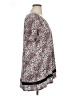 Anne Klein Animal Print Brown Short Sleeve Blouse Size 1X - photo 4