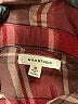 Max Studio Plaid Burgundy Long Sleeve Blouse Size M - photo 7