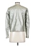 Per Se By Carlisle 100% Polyurethane Metallic Silver Jacket Size 0 - photo 2