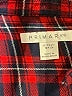 Primark 100% Cotton Plaid Red Dress Size 13 - 14 - photo 3