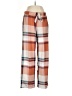 Joyspun Plaid Orange Casual Pants Size S - photo 1