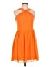 French Connection Solid Orange Cocktail Dress Size 10 - photo 1