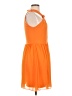 French Connection Solid Orange Cocktail Dress Size 10 - photo 4