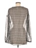 Old Navy 100% Polyester Gray Long Sleeve Blouse Size M - photo 2