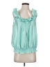 Assorted Brands 100% Polyester Green Sleeveless Blouse Size EU 34 / US 4 - photo 1