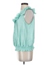 Assorted Brands 100% Polyester Green Sleeveless Blouse Size EU 34 / US 4 - photo 5