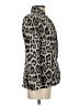 Zara 100% Viscose Animal Print Gray Blazer Size S - photo 4
