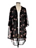 Express 100% Polyester Black Kimono Size S - photo 1