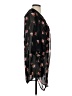 Express 100% Polyester Black Kimono Size S - photo 4