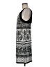Studio Donatella Graphic Gray Casual Dress Size M - photo 5
