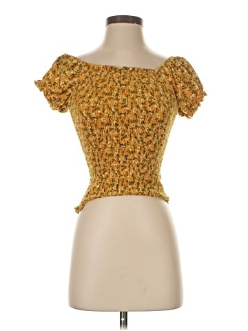 Orange Kiss Short Sleeve Top (view 1)