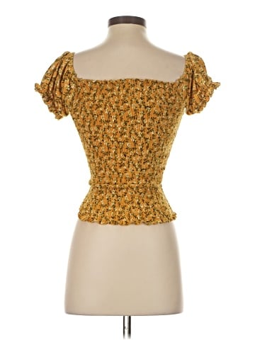 Orange Kiss Short Sleeve Top (view 2)
