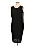 Helmut Lang Solid Black Cocktail Dress Size M - photo 1