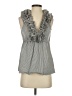 BCBGMAXAZRIA Gray Sleeveless Blouse Size XS - photo 1