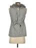 BCBGMAXAZRIA Gray Sleeveless Blouse Size XS - photo 2