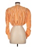 Zara Orange 3/4 Sleeve Blouse Size M - photo 2