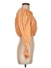 Zara Orange 3/4 Sleeve Blouse Size M - photo 4