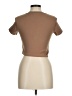 CUTS Brown Short Sleeve Turtleneck Size M - photo 2
