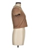 CUTS Brown Short Sleeve Turtleneck Size M - photo 4