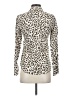 J.Crew Animal Print Ivory Long Sleeve Blouse Size 00 - photo 2