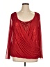Marina Red 3/4 Sleeve Blouse Size 1X - photo 1