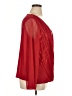 Marina Red 3/4 Sleeve Blouse Size 1X - photo 4