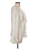Maison d' Amelie 100% Polyester Ivory Long Sleeve Blouse Size L - photo 4