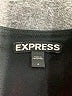 Express Solid Black Casual Skirt Size 4 - photo 3