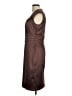 Sangria Solid Brown Cocktail Dress Size 8 - photo 5