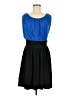 Express Color Block Blue Cocktail Dress Size M - photo 1
