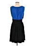 Express Color Block Blue Cocktail Dress Size M - photo 2