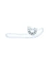 Lauren Lorraine White Silver Sandals Size 8 - photo 1
