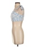 Shein Blue Sleeveless Blouse Size S - photo 5