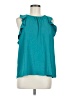 41Hawthorn 100% Polyester Teal Sleeveless Blouse Size M - photo 1