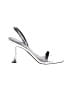 Calvin Klein Metallic Silver Sandals Size 10 - photo 1